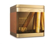 香港进口美心精致鸡蛋卷椰香味礼盒装208g